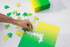 Gradient Puzzle (100pc) Green / Yellow