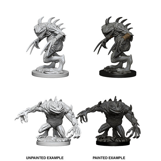 Mini - D&D Nolzur's Marvelous : Gray Slaad & Death Slaad