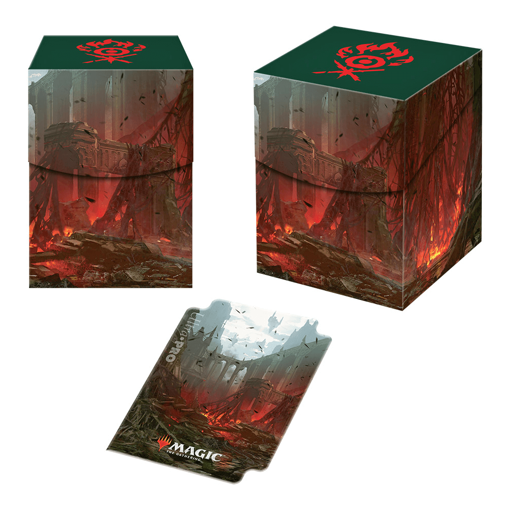 Deck Box - Ultra Pro PRO 100+ Guilds of Ravnica : Gruul Clans
