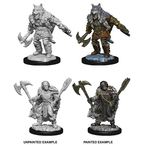 Mini - D&D Nolzur's Marvelous : Half-Orc Barbarian (Male)