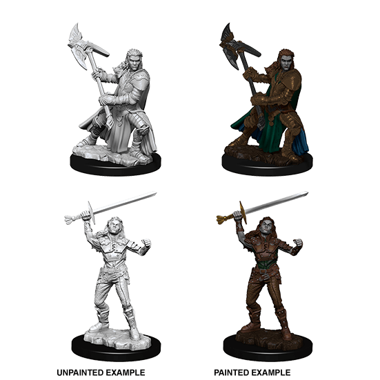 Mini - D&D Nolzur's Marvelous : Half-Orc Fighter (Female)