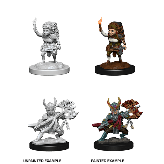 Mini - D&D Nolzur's Marvelous : Halfling Fighter (Female)