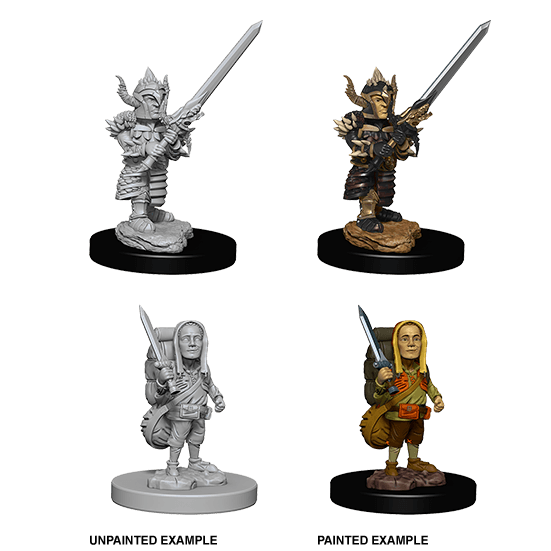Mini - D&D Nolzur's Marvelous : Halfling Fighter (Male)