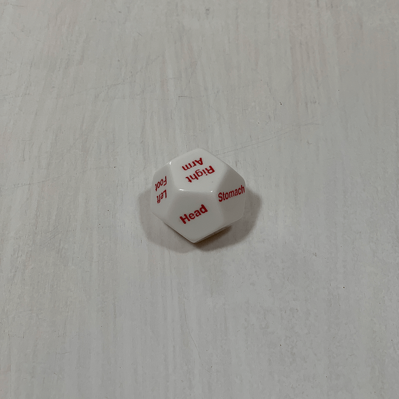 Hit Dice d12 (28mm) Body Parts