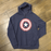Marvel Hoodie Sweatshirt : Captain America Shield - XL