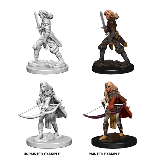 Mini - Pathfinder Deep Cuts : Human Fighter (Female)