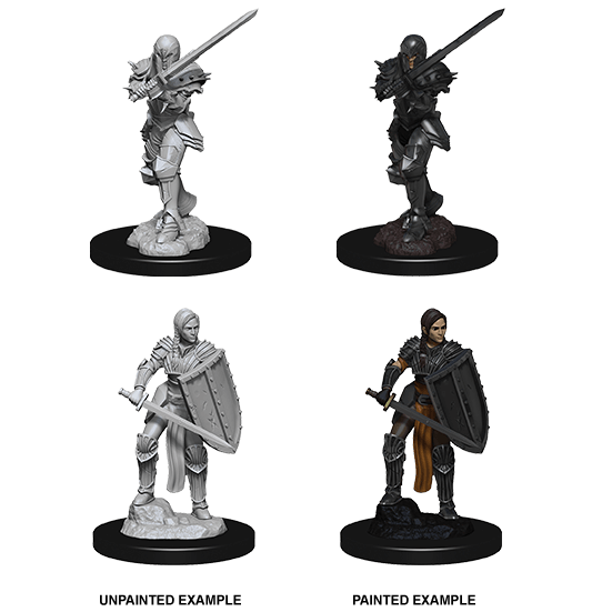 Mini - D&D Nolzur's Marvelous : Human Fighter (Female)