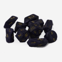 Dice 10-set Hybrid Pearl (16mm) Purple