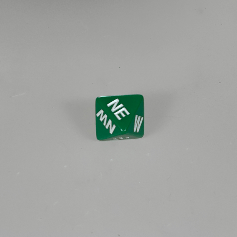 Polyhedral Dice d8 (16mm) Compass