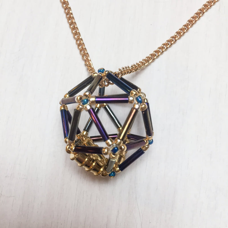 Necklace d20 Flower : Disco Ball
