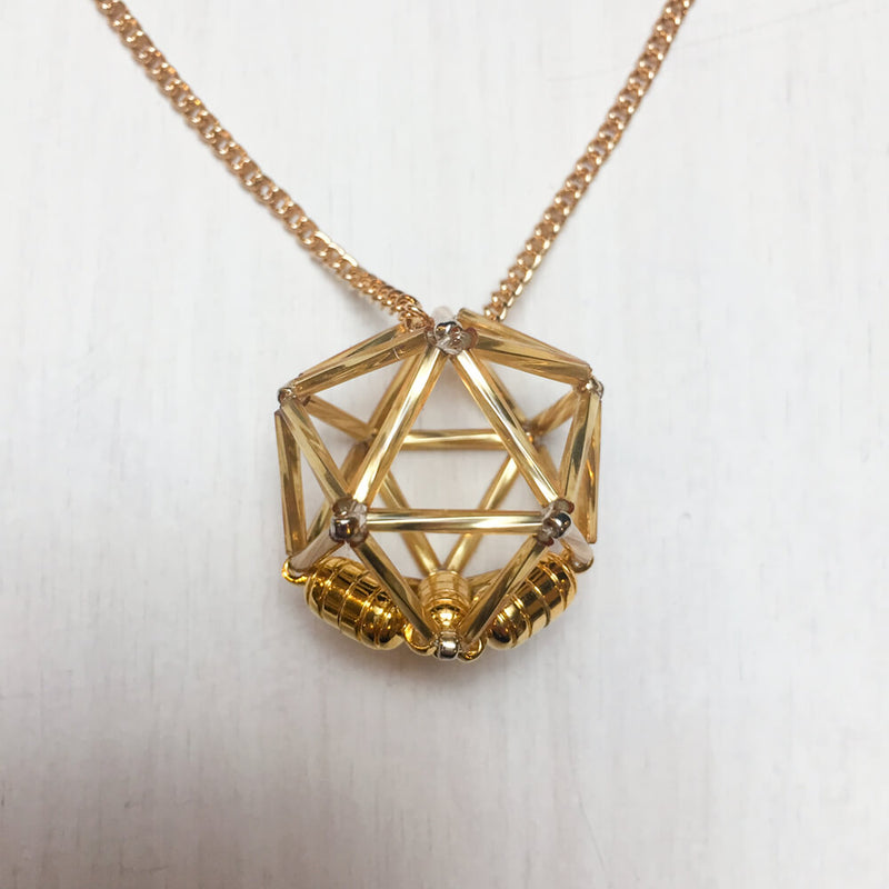 Necklace d20 : Gold