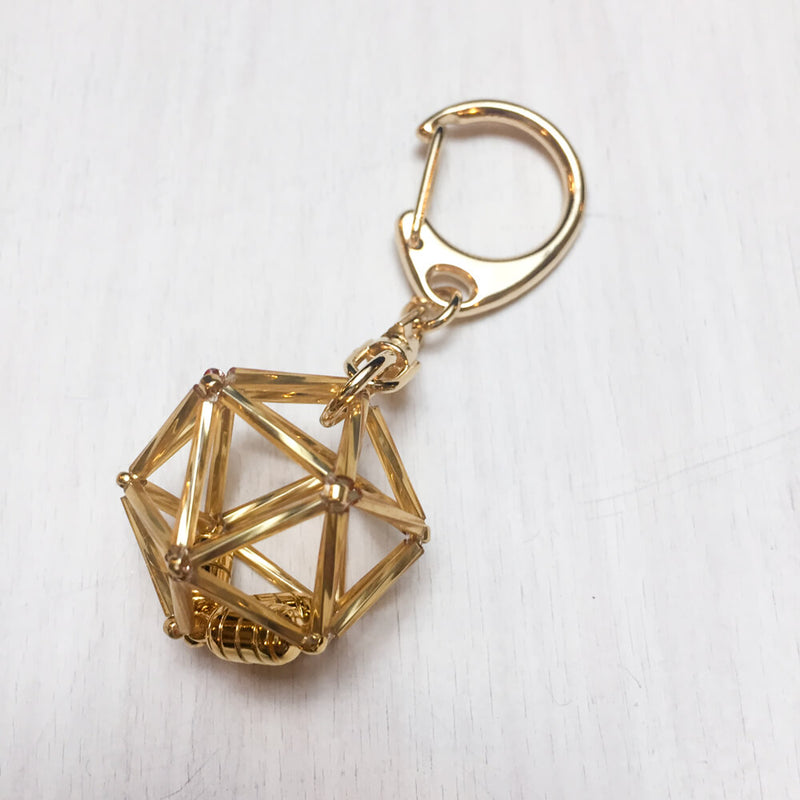 Keychain d20 : Gold