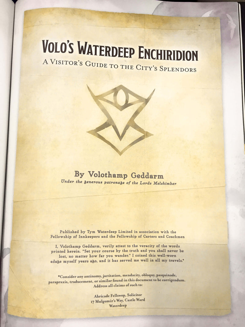 D&D (5e) Waterdeep Dragon Heist (level 1-5)