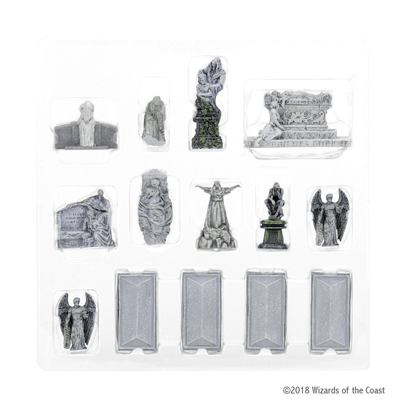 Mini - D&D Icons of the Realms Booster : Waterdeep Dragon Heist, City of the Dead Statues & Monuments
