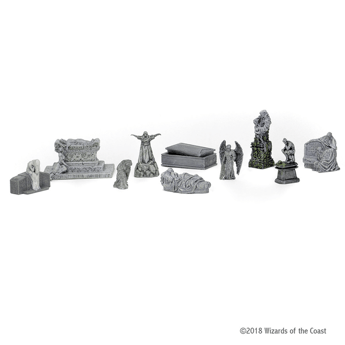 Mini - D&D Icons of the Realms Booster : Waterdeep Dragon Heist, City of the Dead Statues & Monuments