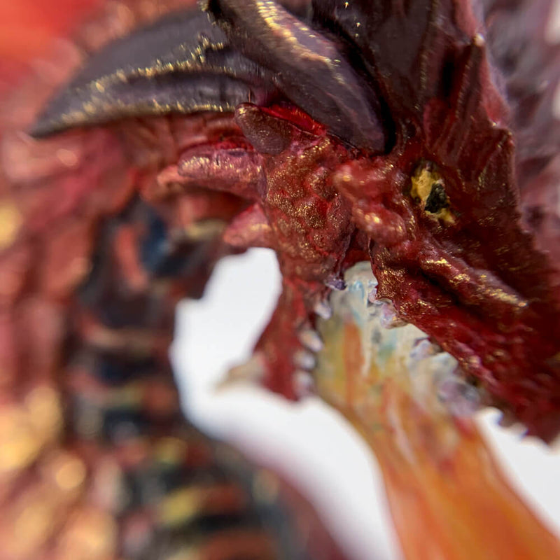 Pro Painted Miniature by Lauren Bilanko | Igneous the Dragon