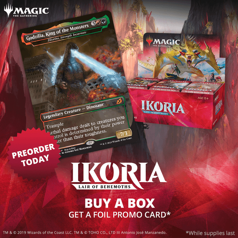 MTG Booster Box Draft (36ct) Ikoria Lair of Behemoths (IKO) Twenty Sided MTG Booster Box Draft (36ct) Ikoria Lair of Behemoths (IKO) Twenty Sided