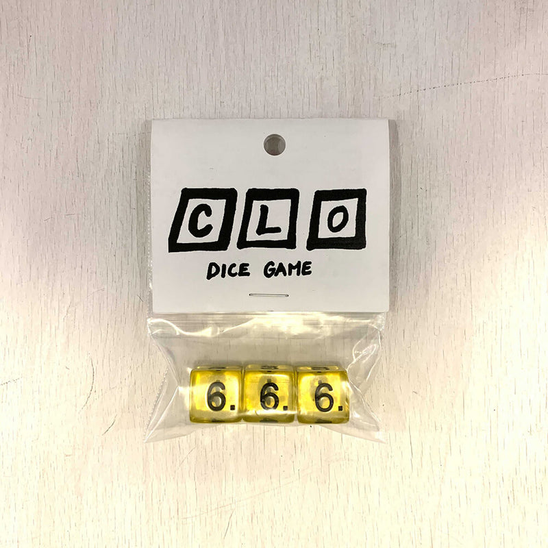 CLO (Cee-Lo) Street Dice