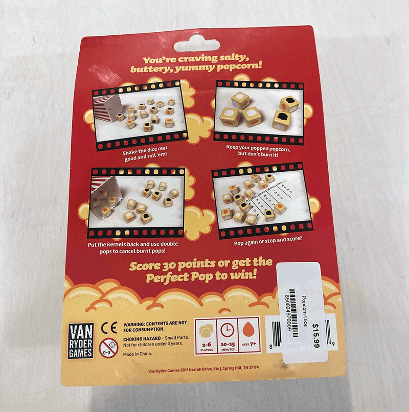 Popcorn Dice