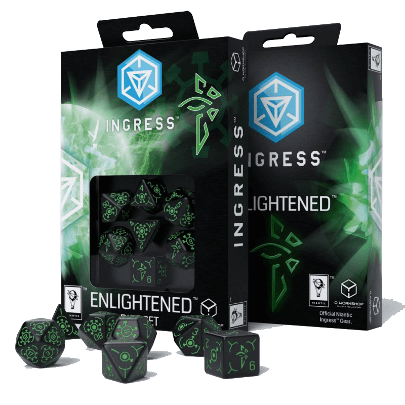 Dice 7-set Ingress (16mm) Enlightened