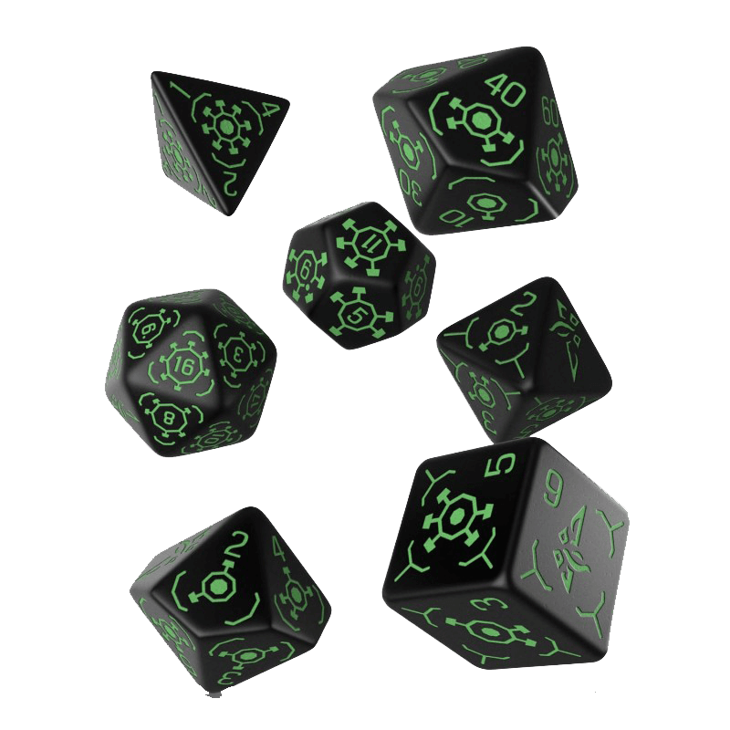 Dice 7-set Ingress (16mm) Enlightened