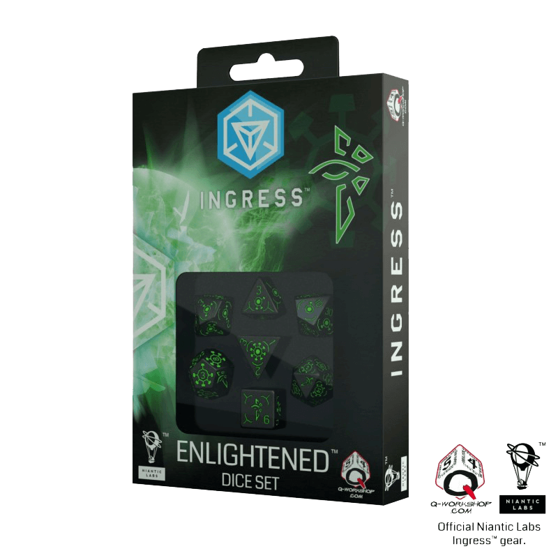 Dice 7-set Ingress (16mm) Enlightened