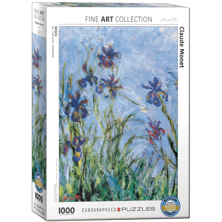 Puzzle (1000pc) Fine Art : Irises Detail