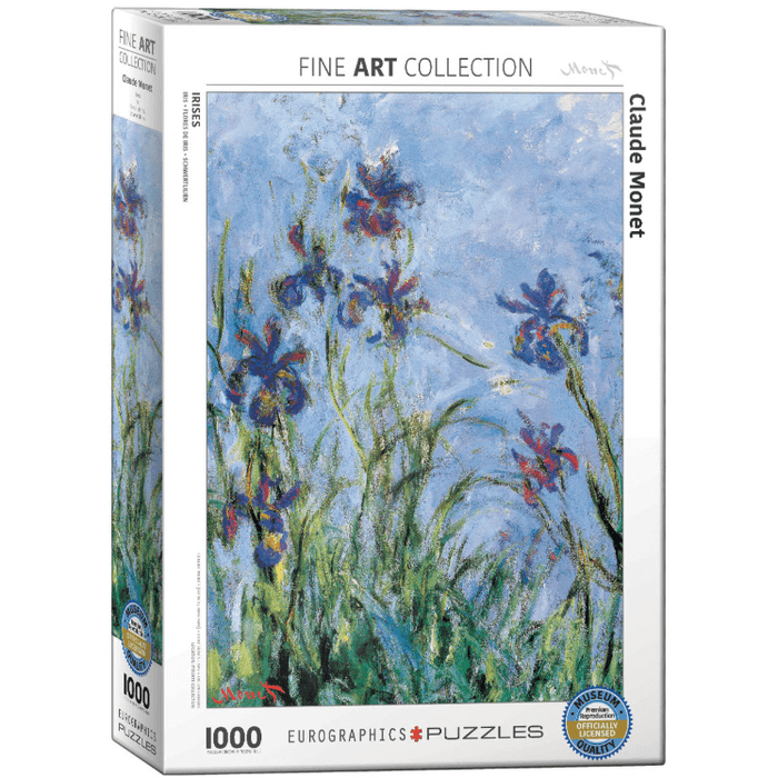 Puzzle (1000pc) Fine Art : Irises Detail