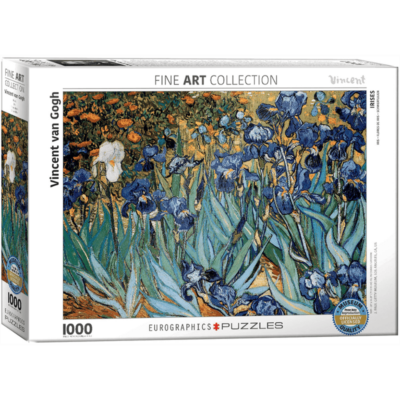 Puzzle (1000pc) Fine Art : Irises