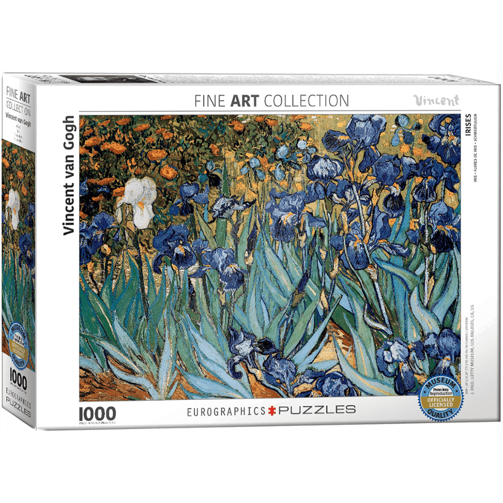 Puzzle (1000pc) Fine Art : Irises