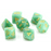 Dice 7-set Jade (16mm) Jade / Gold