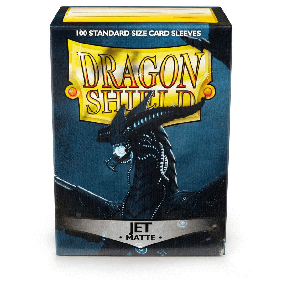 Sleeves Dragon Shield (100ct) Matte Jet — Twenty Sided