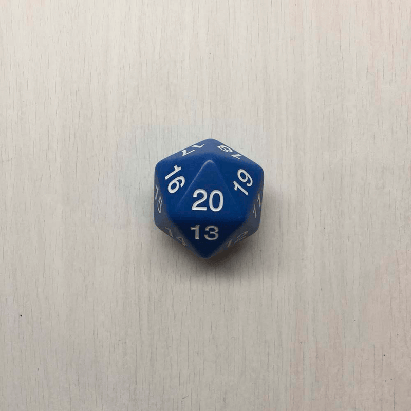 Polyhedral Dice d20 Spindown (30mm) Assorted