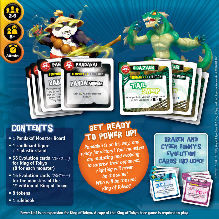 King of Tokyo (2nd ed) Expansion Power Up!