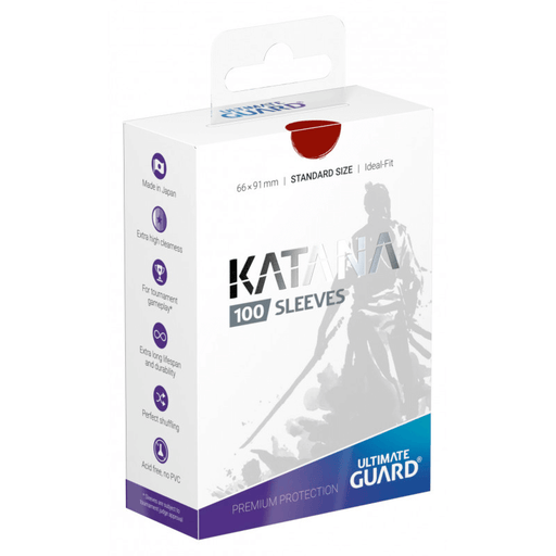 Sleeves Ultimate Guard (100ct) Katana : Red