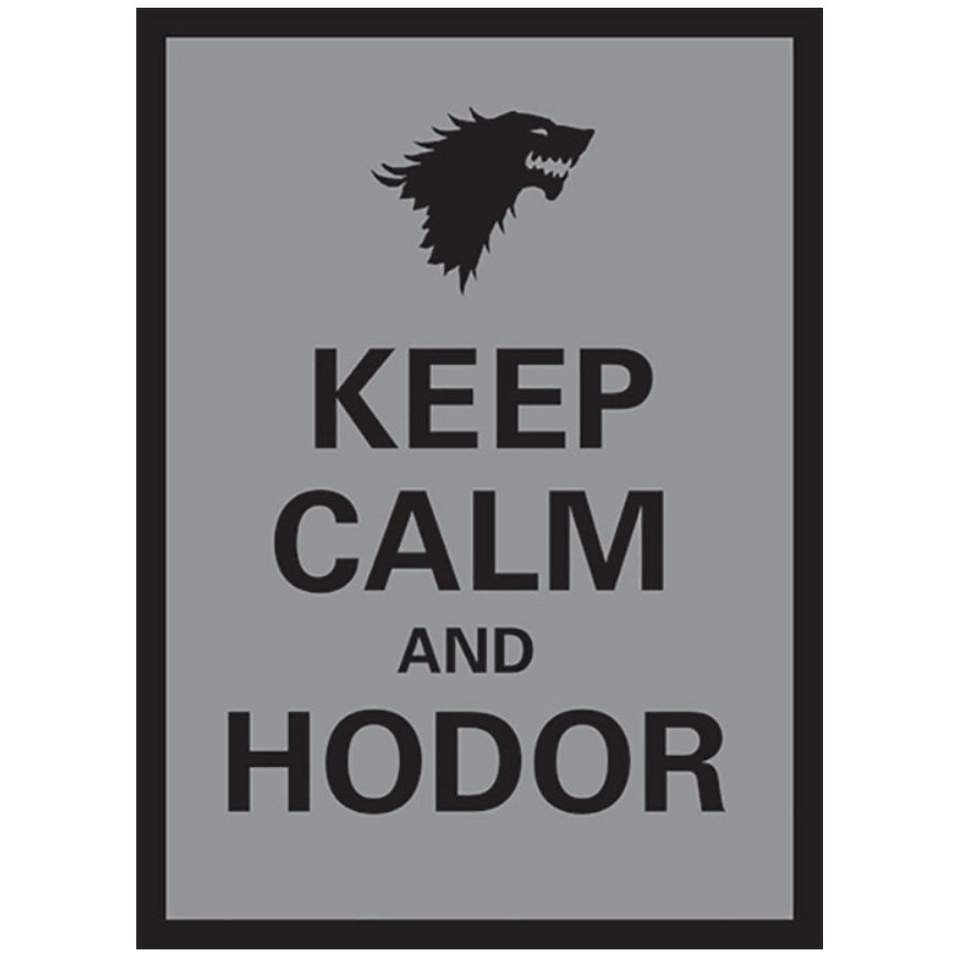 Sleeves Legion (50ct) Keep Calm and Hodor
