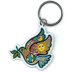 Keychain Peace Dove