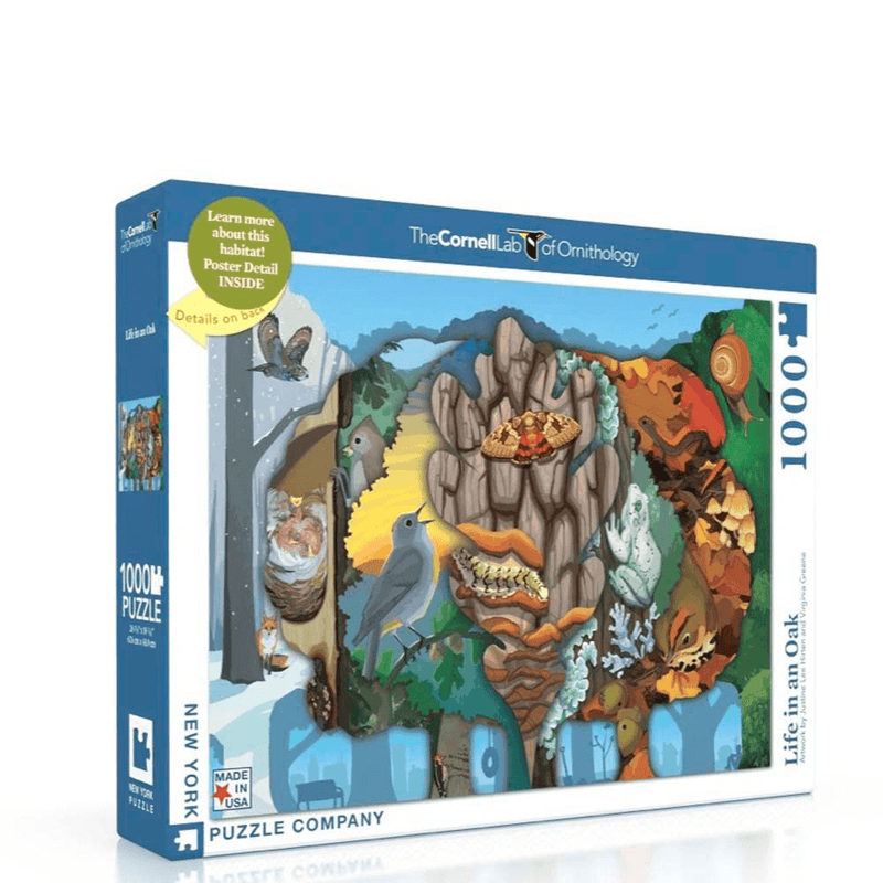Puzzle (1000pc) Cornell Lab of Ornithology : Life in an Oak