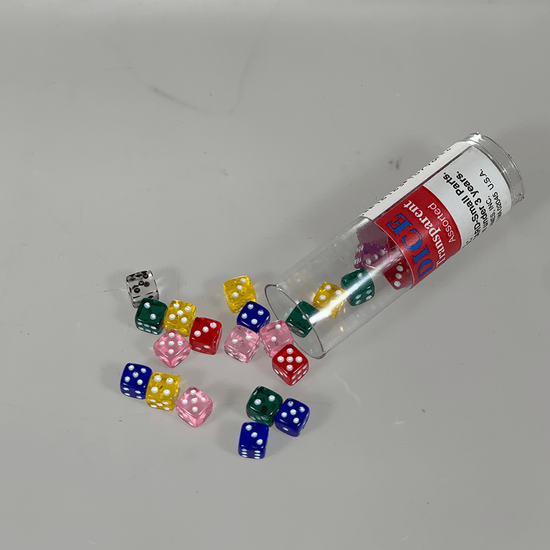 Dice Set 30d6 Little Guys (5mm) Translucent