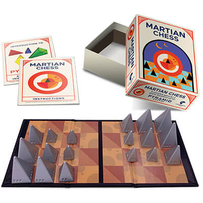 Looney Pyramids Martian Chess (Silver)