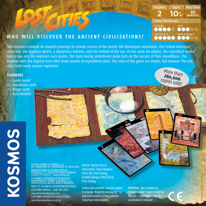 Lost Cities Card Game