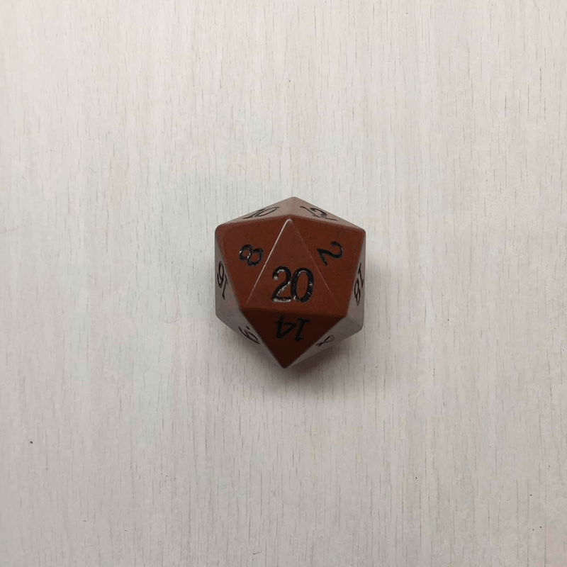 Polyhedral Dice d20 Luxury (35mm) Assorted Metal or Stone