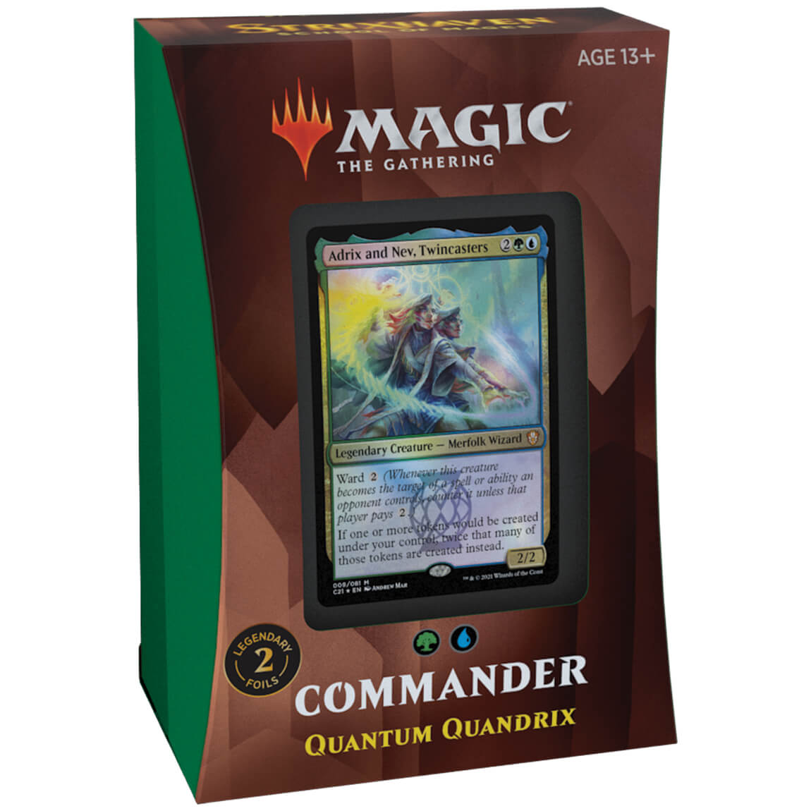 MTG Commander 2021 : Quantum Quandrix (GU) — Twenty Sided
