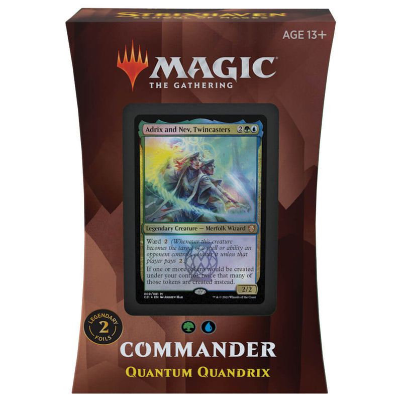 MTG Commander 2021 : Quantum Quandrix (GU) Twenty Sided MTG Commander 2021 : Quantum Quandrix (GU) Twenty Sided