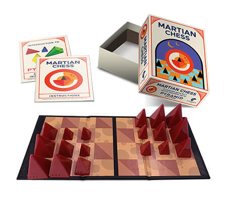 Looney Pyramids Martian Chess (Red)