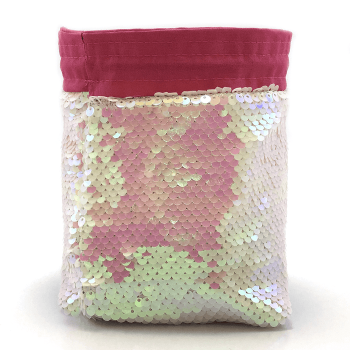 Dice Bag Sequined (4x4x6in) Mermaid Opalescent