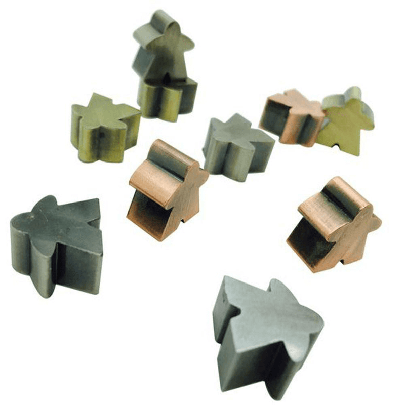 Meeple Ribbon Metal Meeple — Twenty Sided