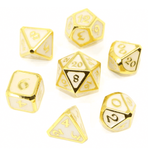 Dice 7-set Metal Mythica (16mm) Celestial Relic