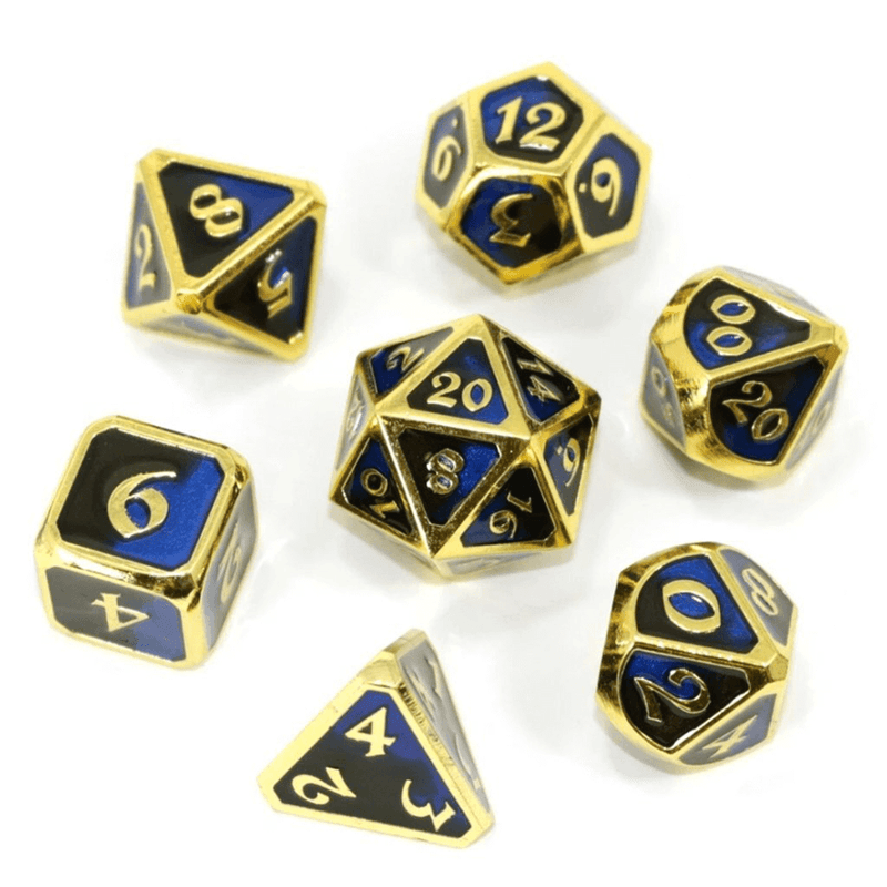 Dice 7-set Metal Mythica (16mm) Dark Arts Undertow
