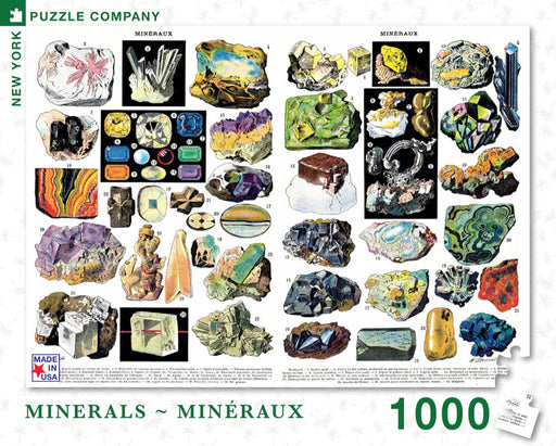 Puzzle (1000pc) Minerals & Gems